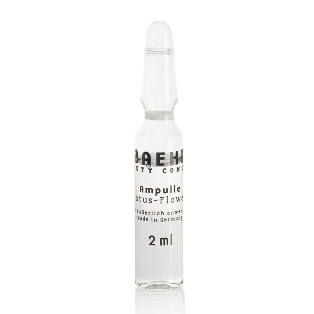 BAEHR beauty concept Ampulle Lotus-Flower – für glattere, straffere Haut, 10x2ml, Einzelampulle