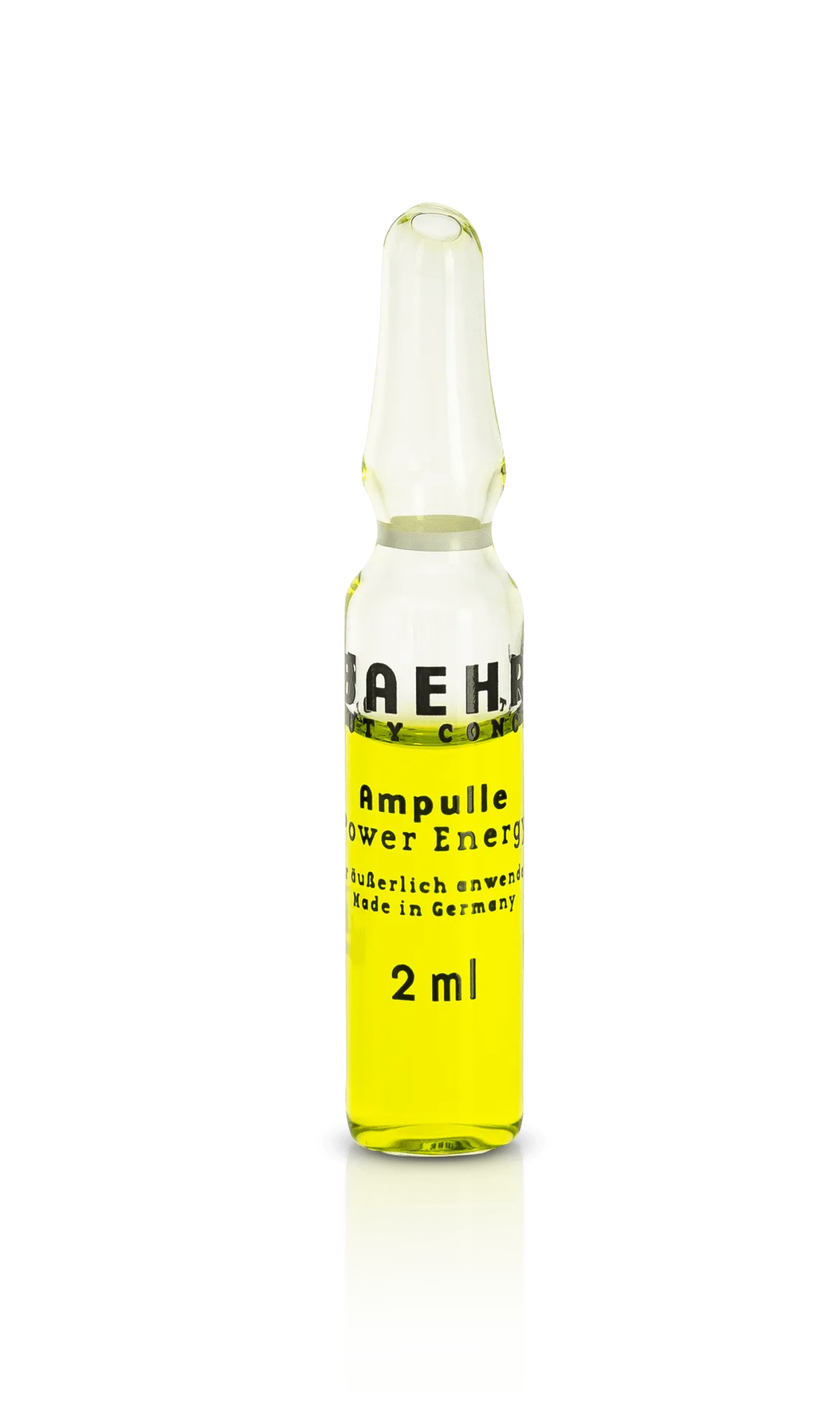 BAEHR beauty concept Ampulle Power Energy  – Frische & Glow für müde Haut, 2ml, Einzelampulle