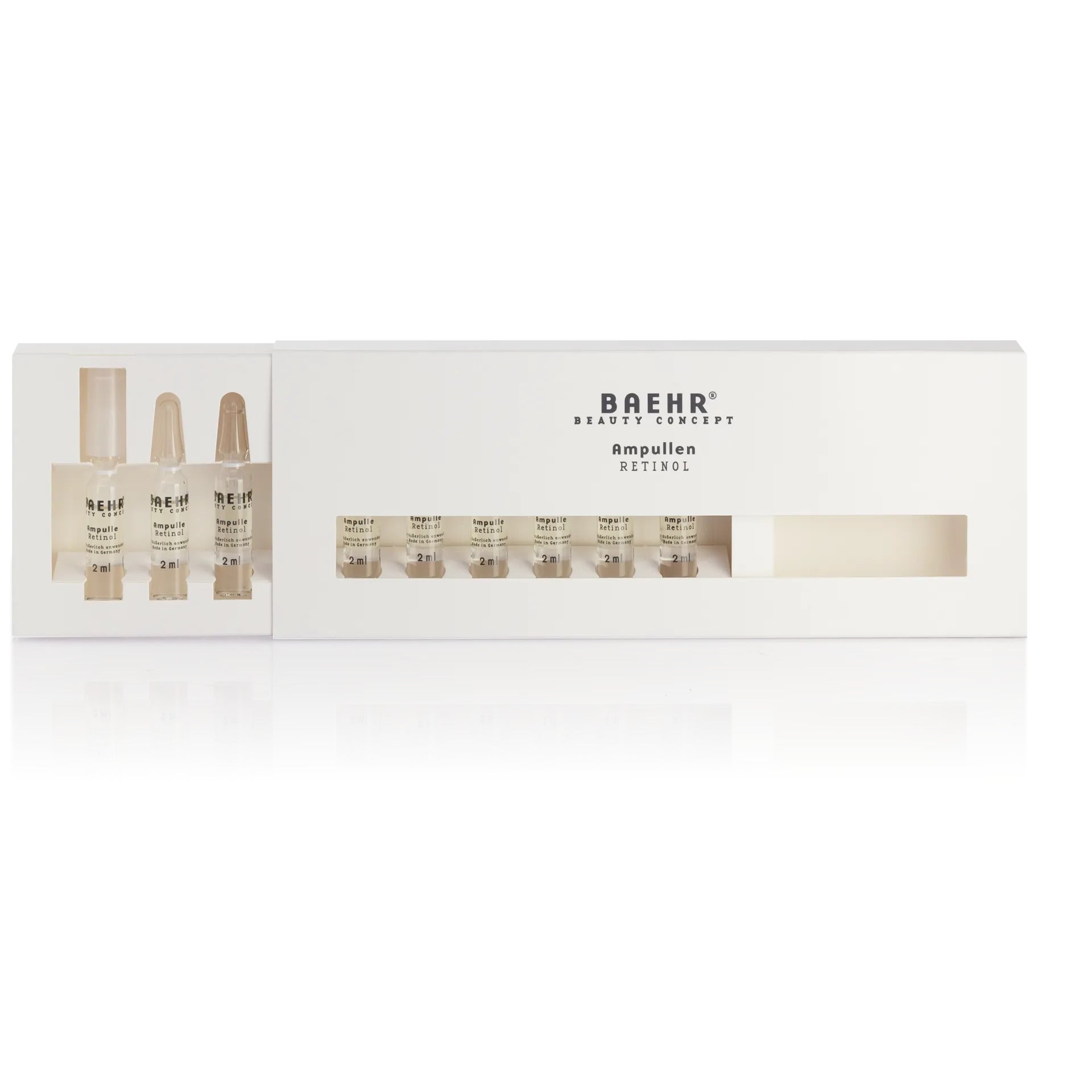 BAEHR beauty concept Ampulle Retinol, 10x2ml, Umkarton offen