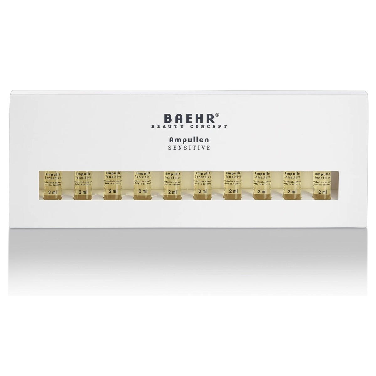 BAEHR beauty concept Ampulle Sensitive – für sensible Haut, 10x2ml, Umkarton