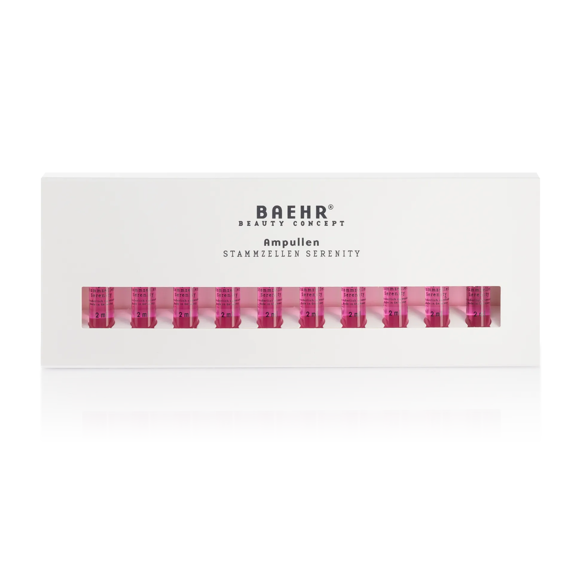 BAEHR beauty concept Ampulle Stammzellen Serenity – straffende Anti-Aging Pflege, 10x2ml, Umkarton geschlossen