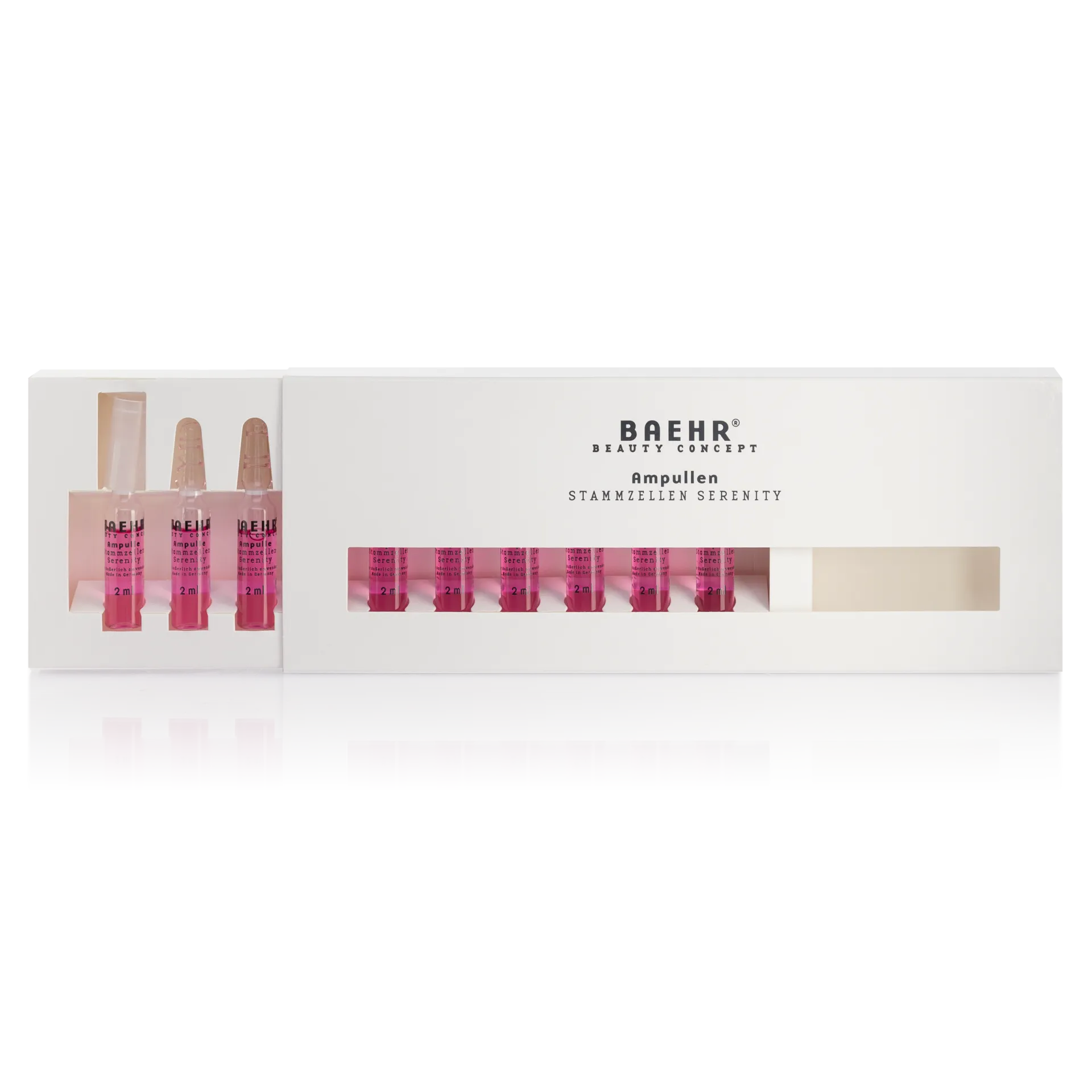 BAEHR beauty concept Ampulle Stammzellen Serenity – straffende Anti-Aging Pflege, 10x2ml, Umkarton offen