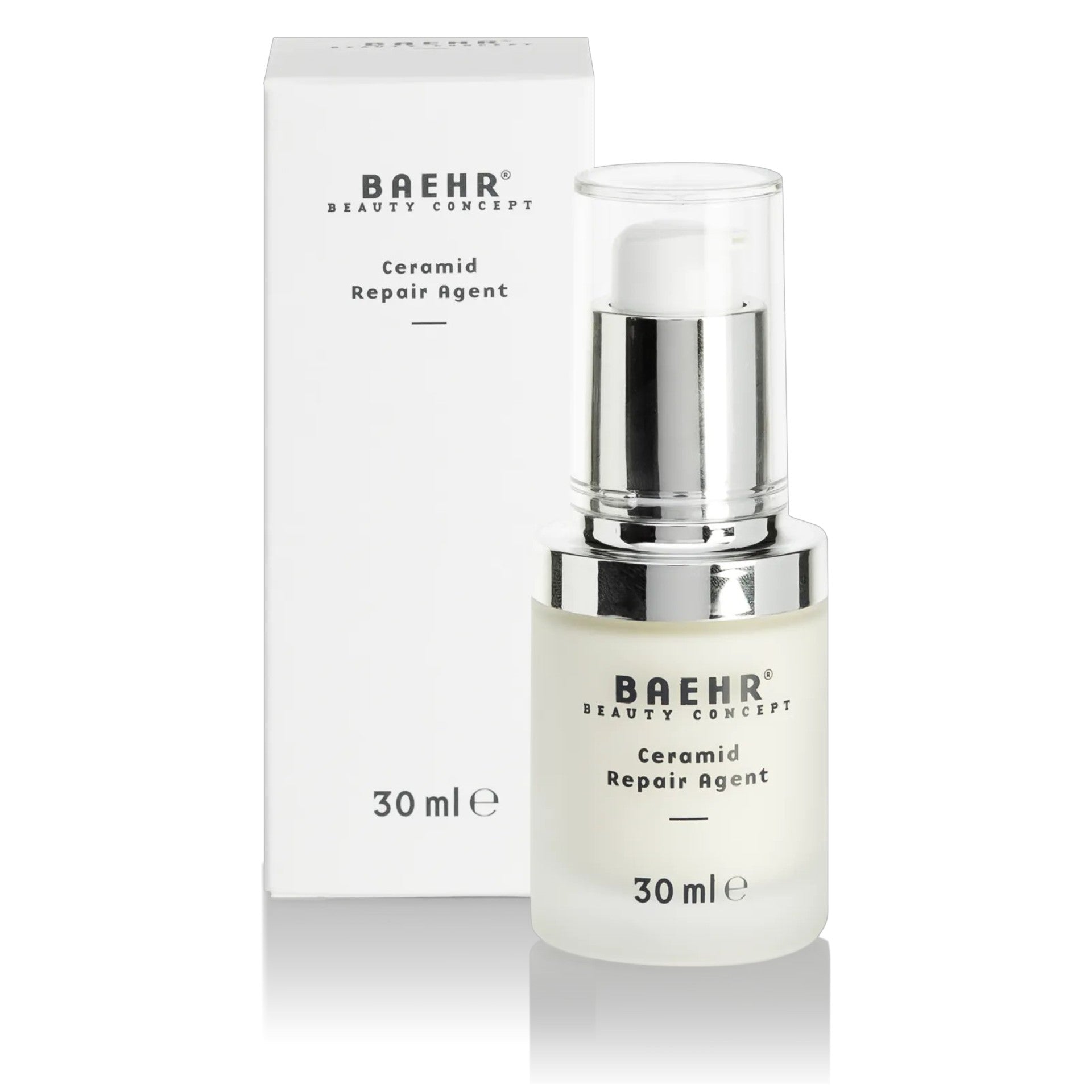 BAEHR beauty concept Ceramid Repair Agent  – für trockene empfindliche Haut, 30ml, Pumpspender und Umkarton