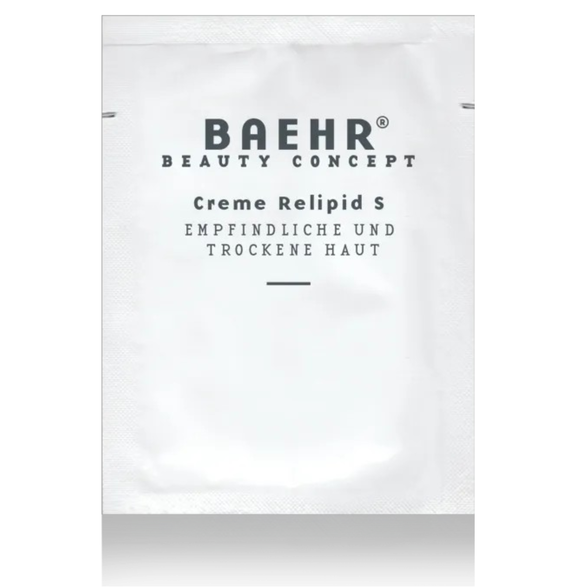 BAEHR beauty concept Creme Relipid S  – für trockene Haut, 2ml, Sachet