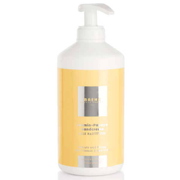BAEHR  beauty concept - Handcreme Jasmin-Papaya , 500ml, Pumpspender
