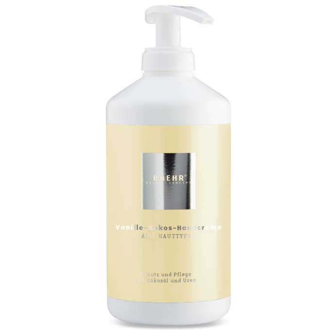 BAEHR  beauty concept - Handcreme Vanille-Kokos, 500ml, Pumpspender