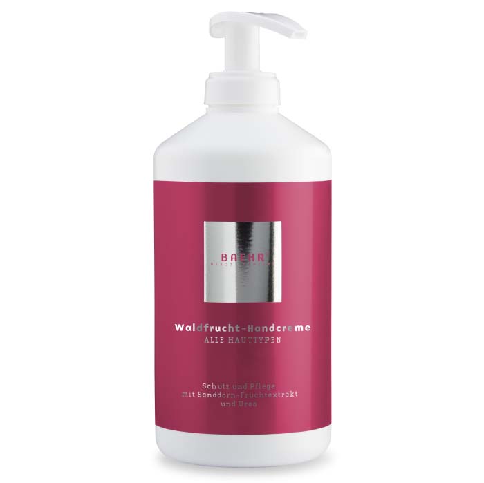 BAEHR beauty concept Handcreme Waldfrucht, 500ml, Pumpspender