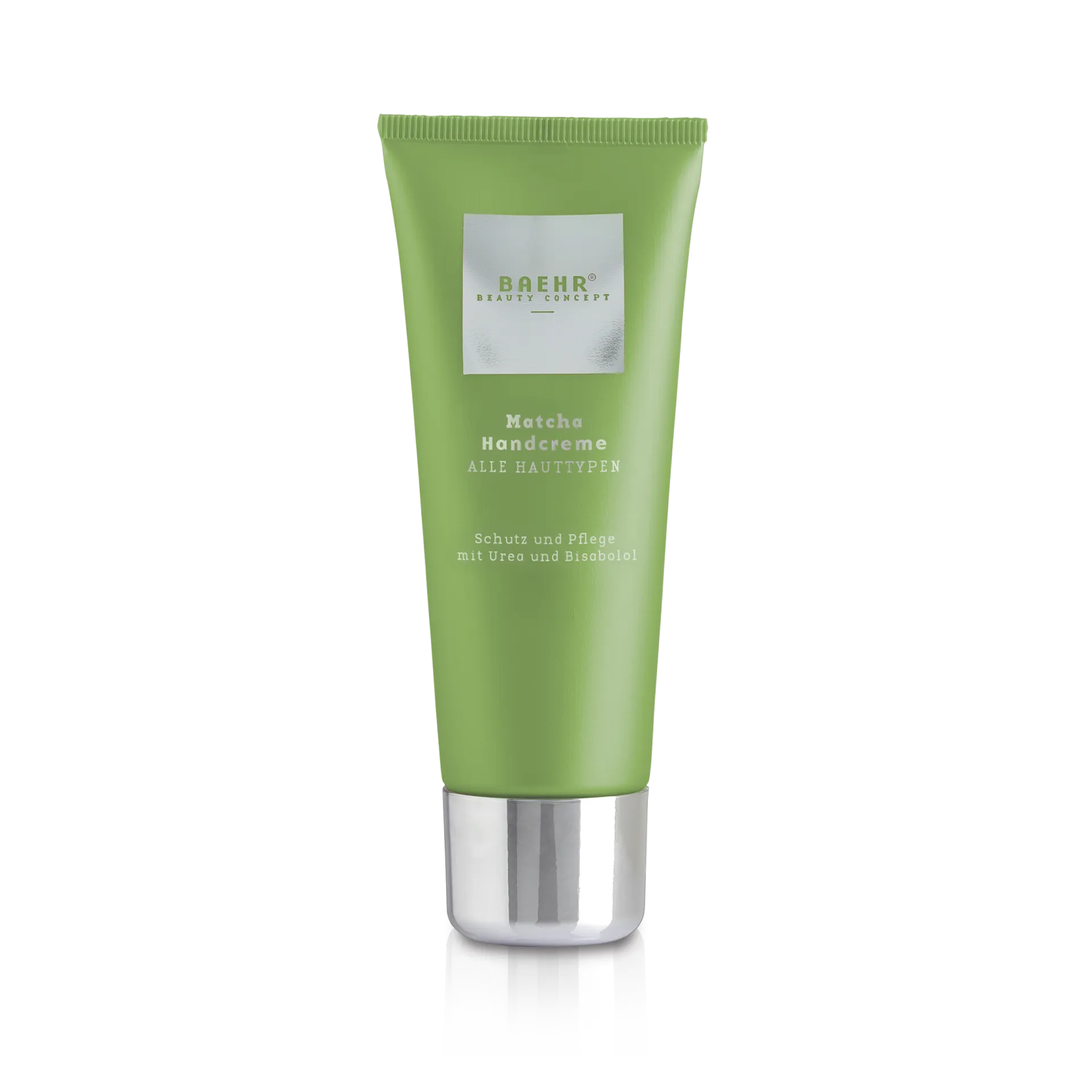 BAEHR beauty concept Matcha-Handcreme – feuchtigkeitsspendend für trockene Hände, 75ml, Tube
