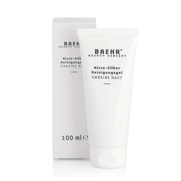 BAEHR beauty concept Micro-Silber Reinigungsgel , 100ml, Tube und Umkarton
