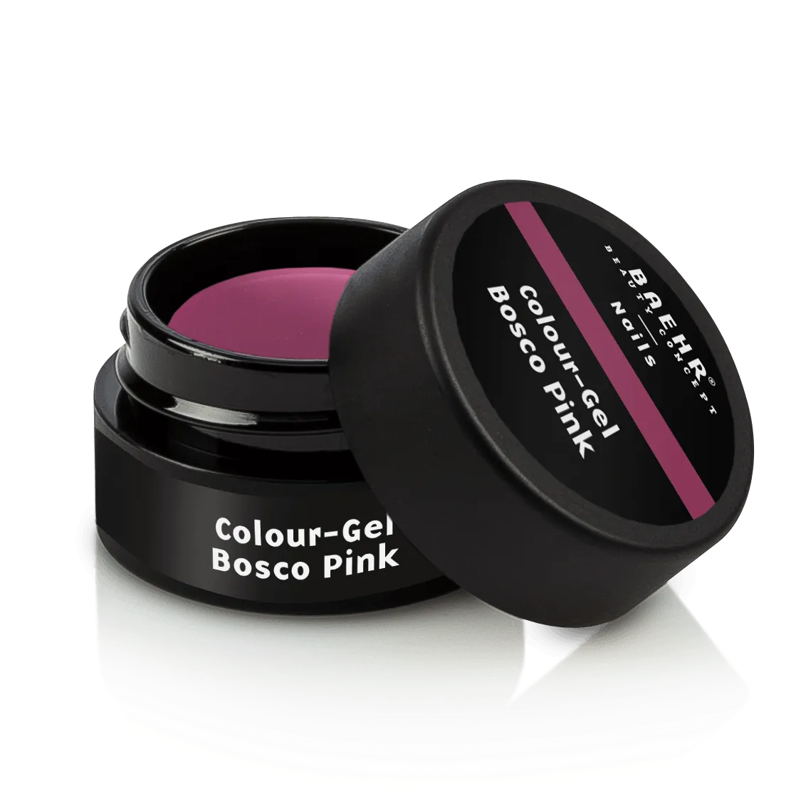 BAEHR BEAUTY CONCEPT - NAILS Colour-Gel - bosco pink – UV-/LED-Gel für Nagelmodellage, 5ml, Dose offen