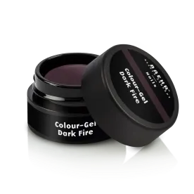 BAEHR BEAUTY CONCEPT - NAILS Colour-Gel - dark fire – UV-/LED-Gel für Nagelmodellage, 5ml, Dose offen