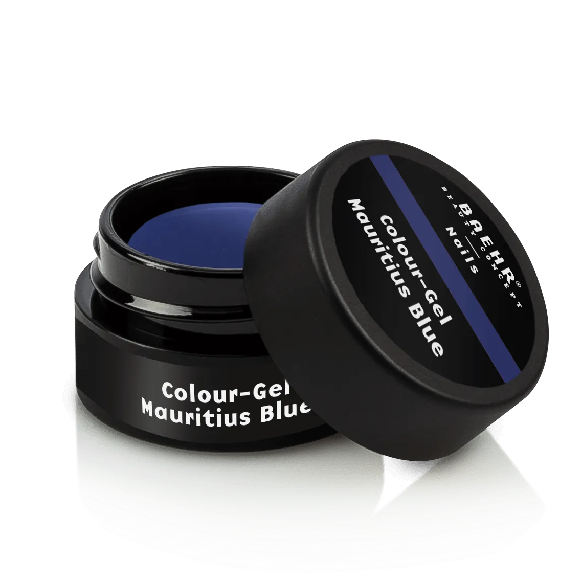 BAEHR BEAUTY CONCEPT - NAILS Colour-Gel - mauritius blue – UV-/LED-Gel für Nagelmodellage, 5ml, Dose offen