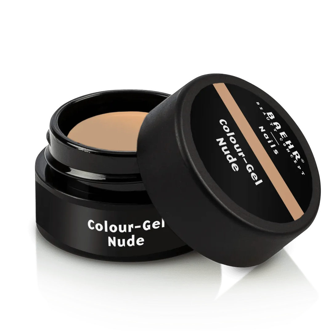 BAEHR BEAUTY CONCEPT - NAILS Colour-Gel - nude – UV-/LED-Gel für Nagelmodellage, 5ml, Dose offen
