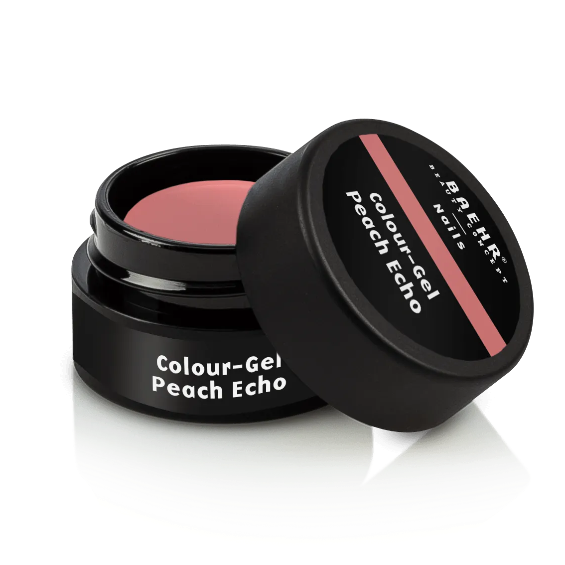BAEHR BEAUTY CONCEPT - NAILS Colour-Gel - peach echo – UV-/LED-Gel für Nagelmodellage, 5ml, Dose offen