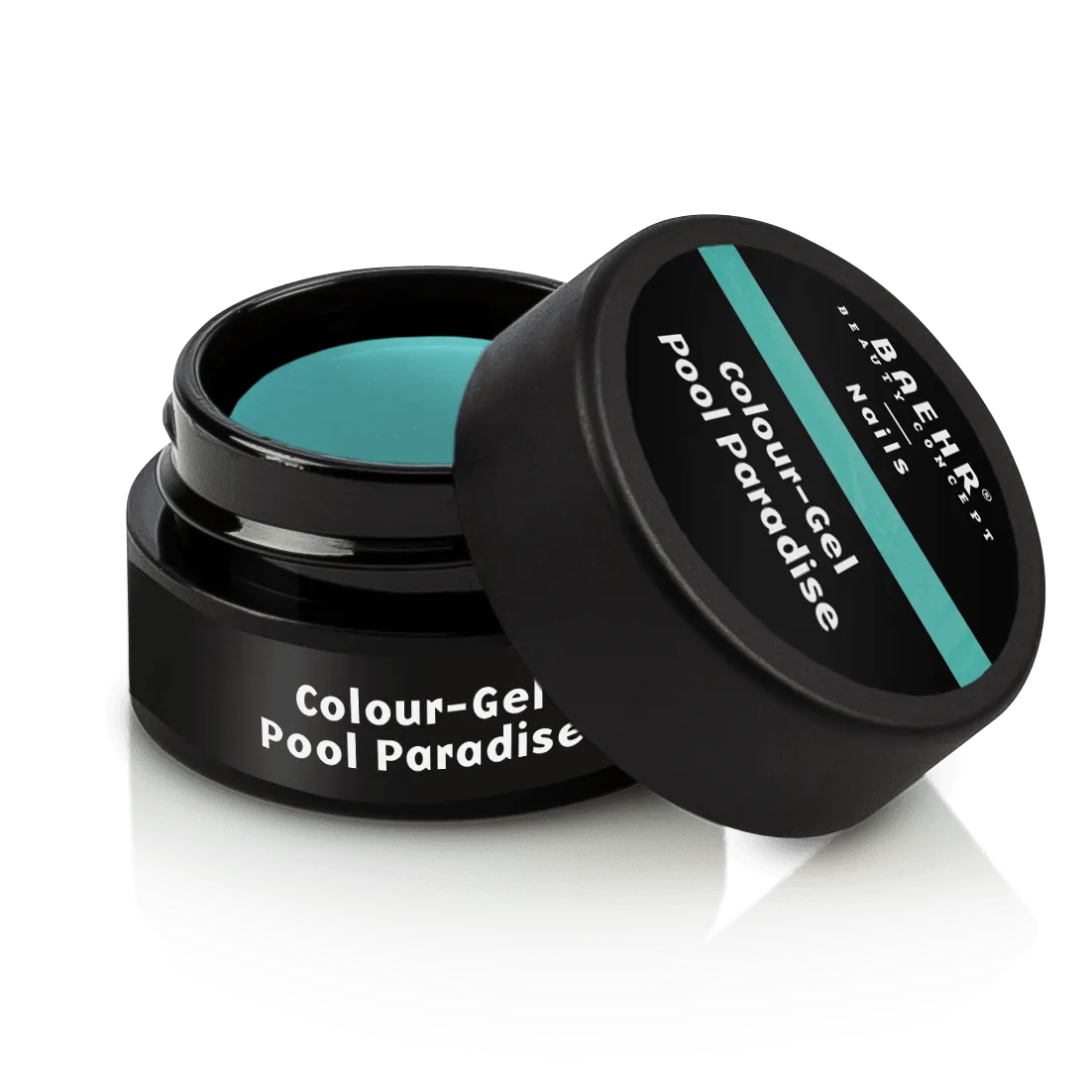 BAEHR BEAUTY CONCEPT - NAILS Colour-Gel - pool paradise – UV-/LED-Gel für Nagelmodellage, 5ml, Dose offen