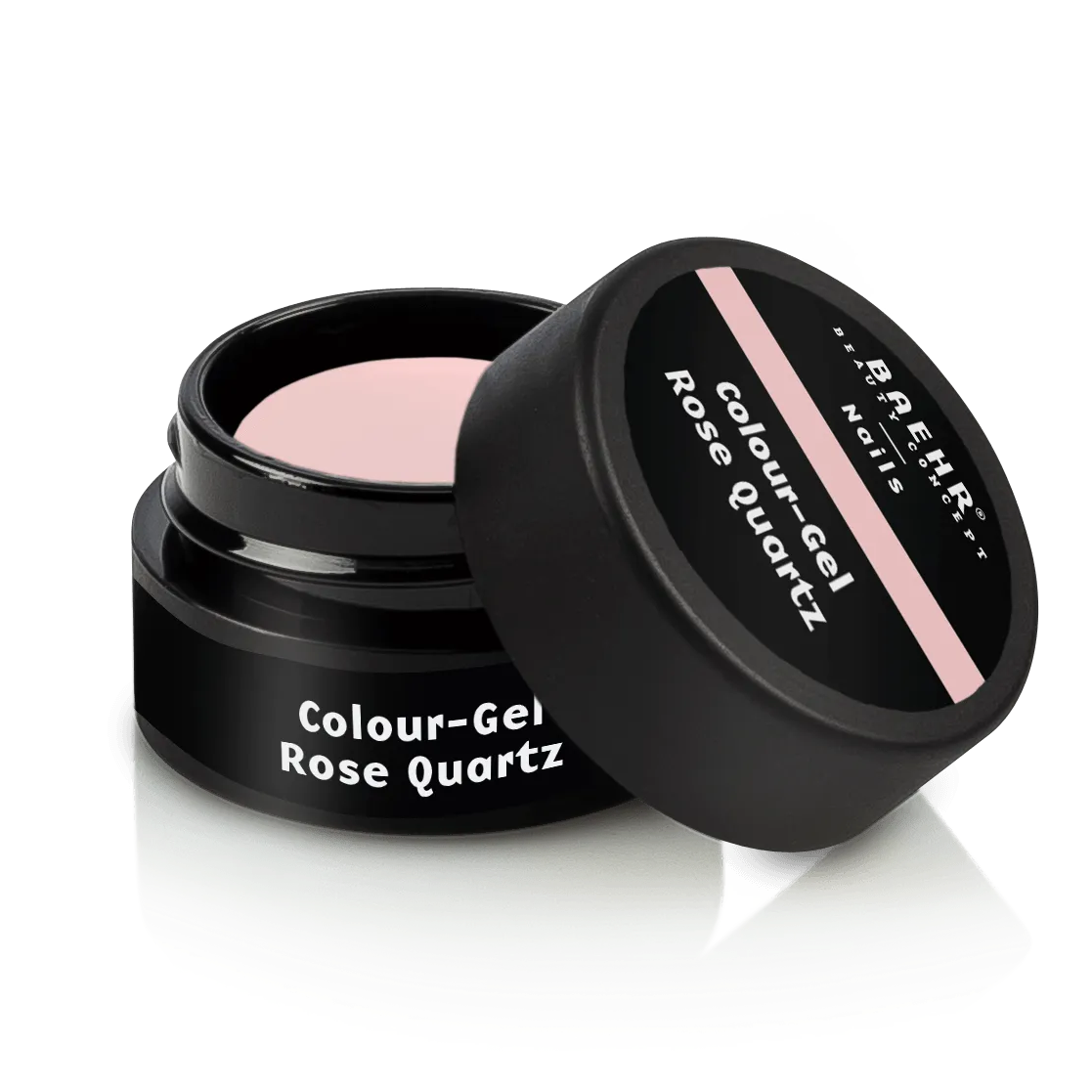 BAEHR BEAUTY CONCEPT - NAILS Colour-Gel - rose quartz – UV-/LED-Gel für Nagelmodellage, 5ml, Dose offen