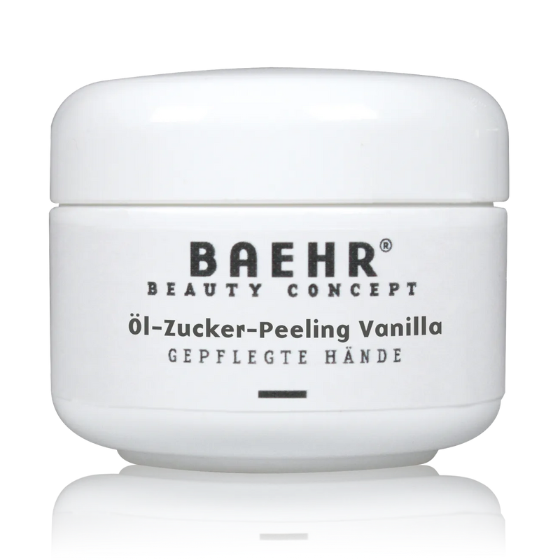 BAEHR beauty concept Öl-Zucker-Peeling – Duftrichtung Vanilla, 50ml, Dose