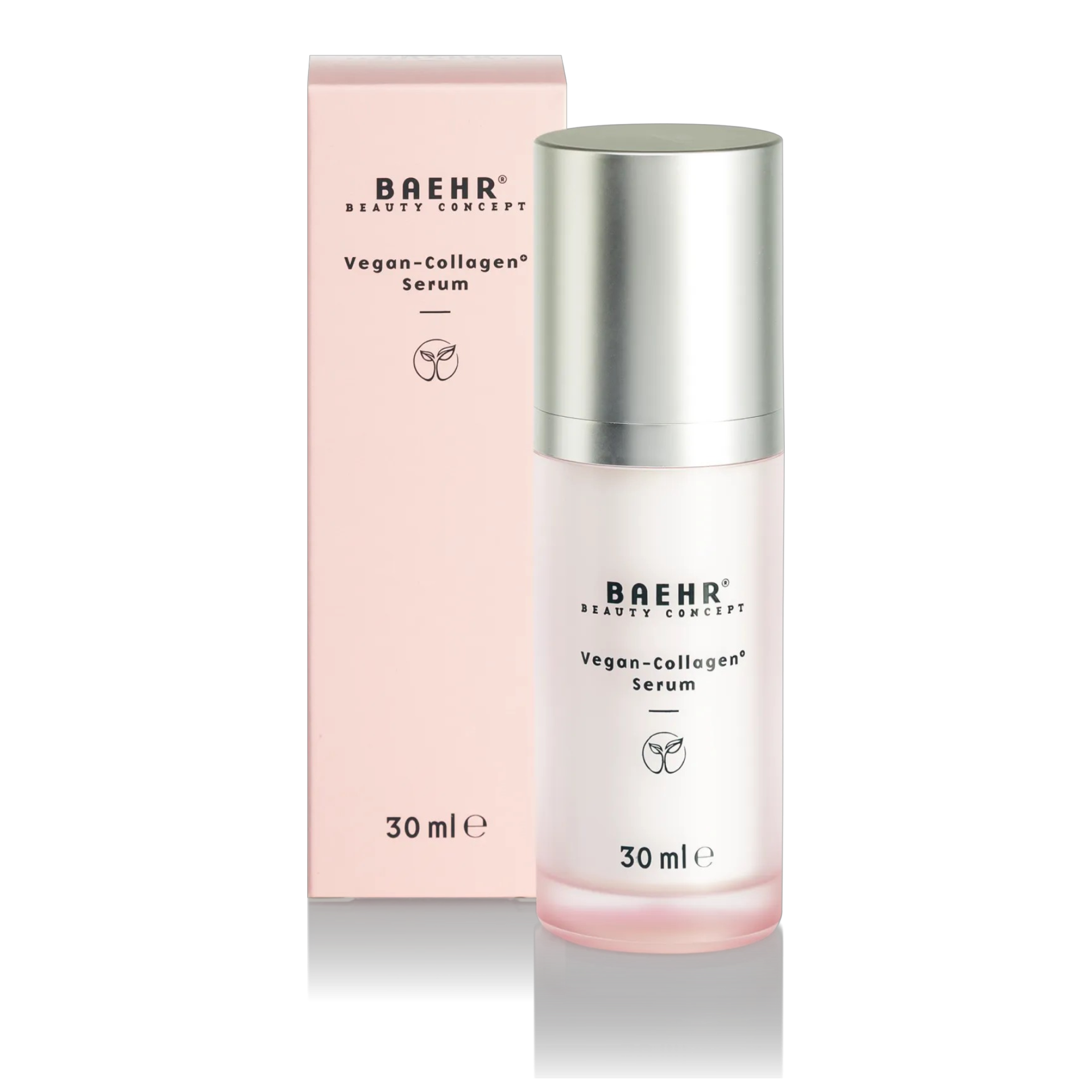 BAEHR beauty concept Vegan-Collagen+ Serum  – Straffende Pflege, 30ml, Pumpspender auf Umkarton
