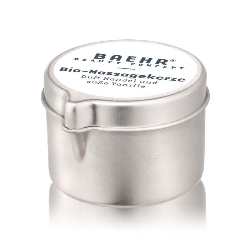 BAEHR Bio-Massagekerze Mandel und süße Vanille , 50ml, Dose