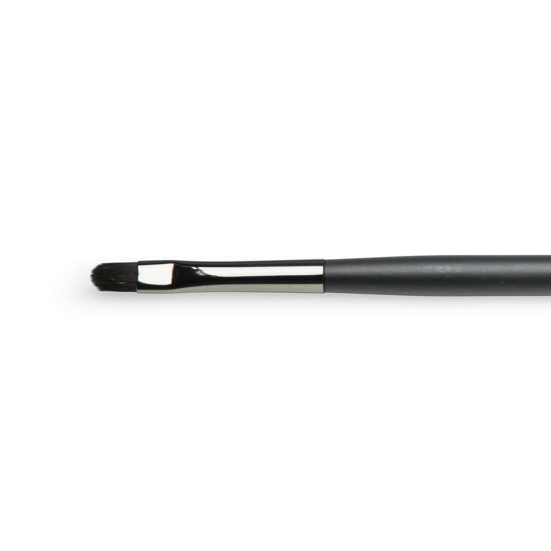 BAEHR Lippenpinsel flach, oval, 1stk, Detailansicht Pinselkopf