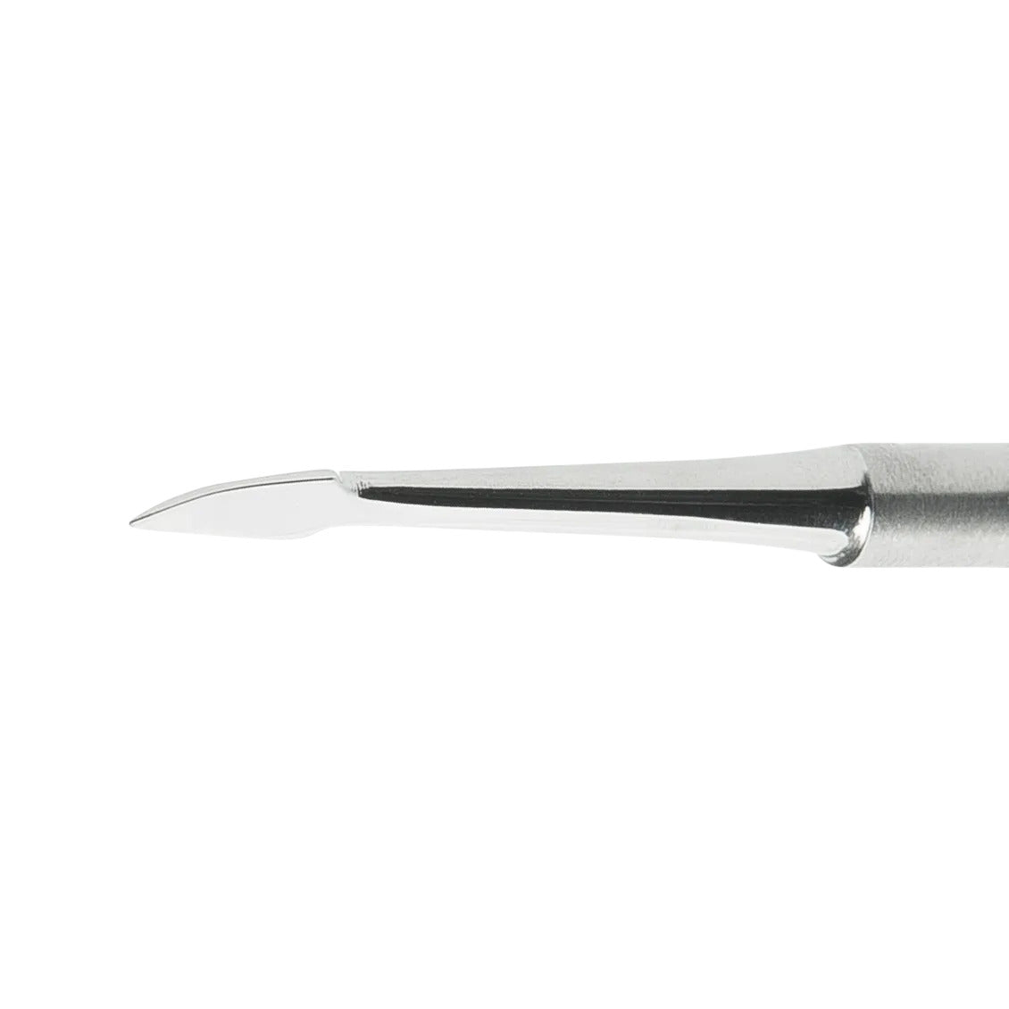 BAEHR Nagelhautlöffel/-schieber, 12cm, Detailaufnahme Schieber-Ende