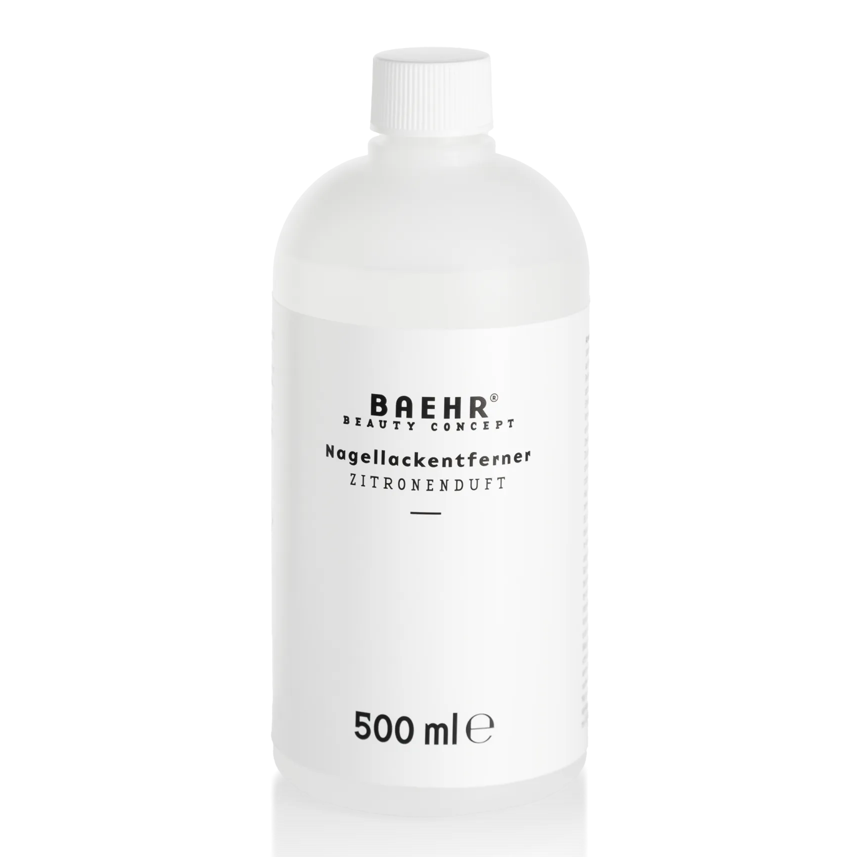 BAEHR Nagellackentferner Zitronenduft – acetonfrei, 500ml