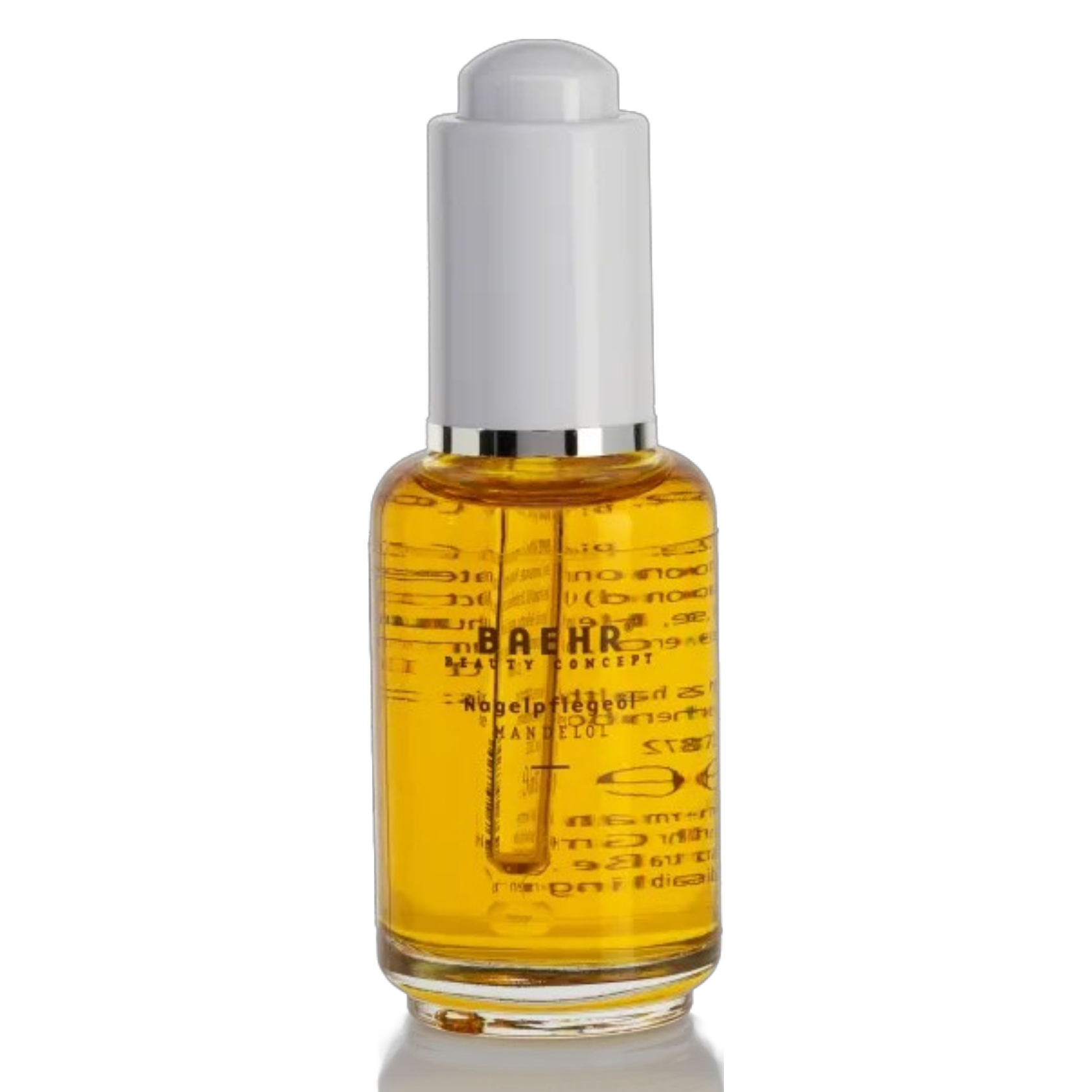 BAEHR Nagelpflegeöl mit Mandelöl  – für gepflegte schöne Nägel, 30ml, Pipettenflasche