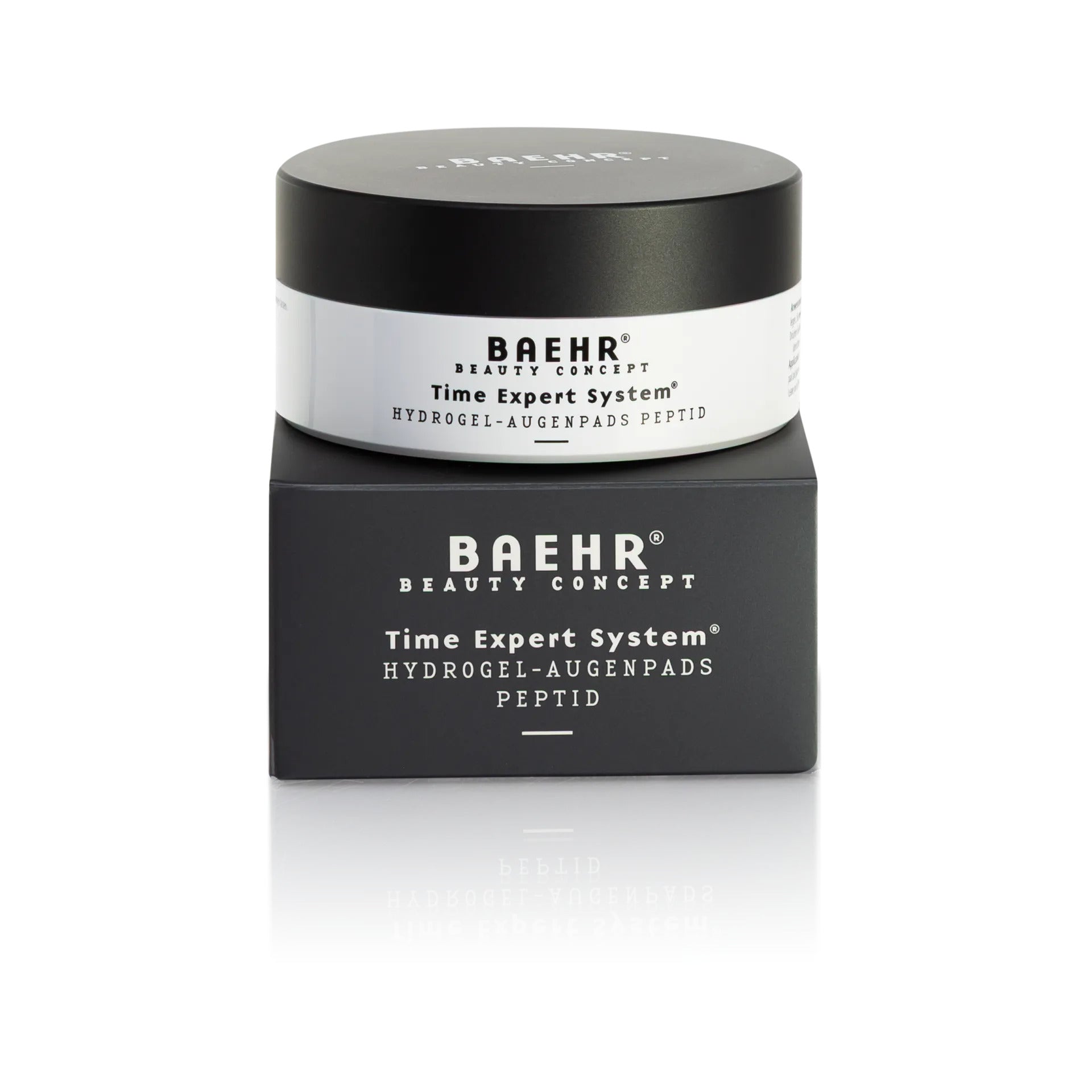 BAEHR  Time Expert System® - Hydrogel-Augenpads Peptid, 30Paar, Verpackung + Tiegel