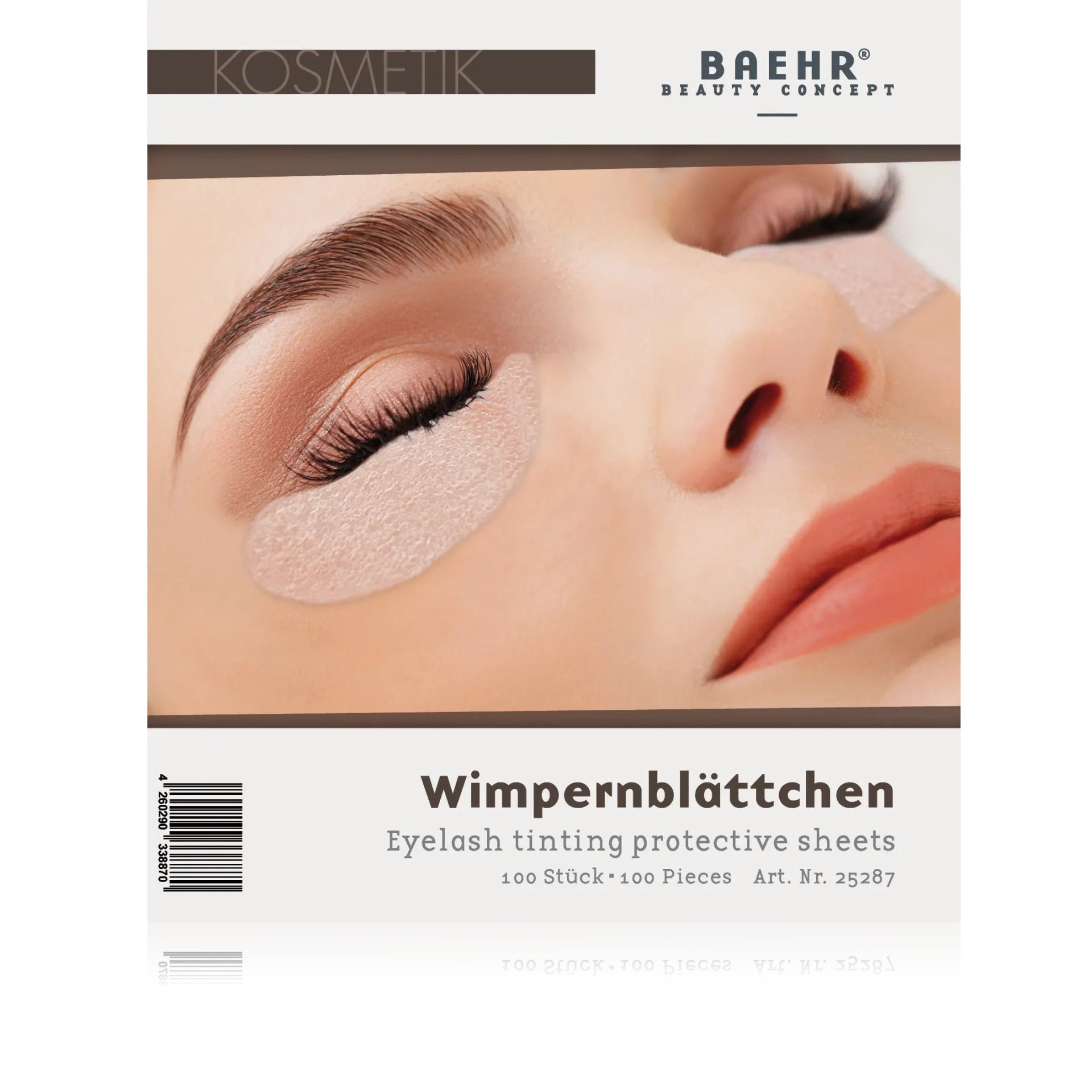 BAEHR Wimpernblättchen , 100stk, Packung