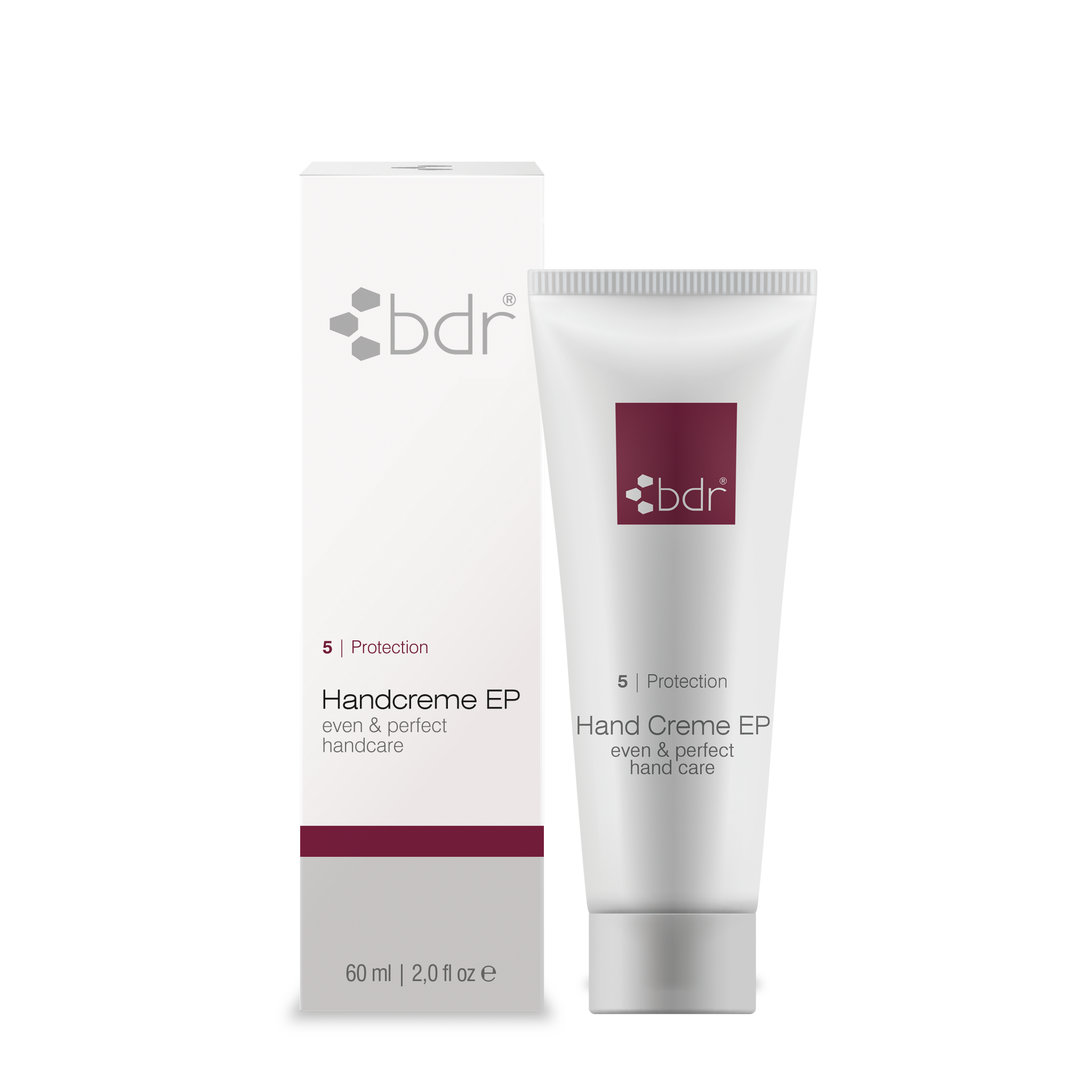 BDR MEDICAL BEAUTY Hand Creme EP even & perfecting hand care – wirkt gezielt gegen Pigmentflecken, trockene Haut und spröde Nagelhaut, 60ml, mit Schachtel