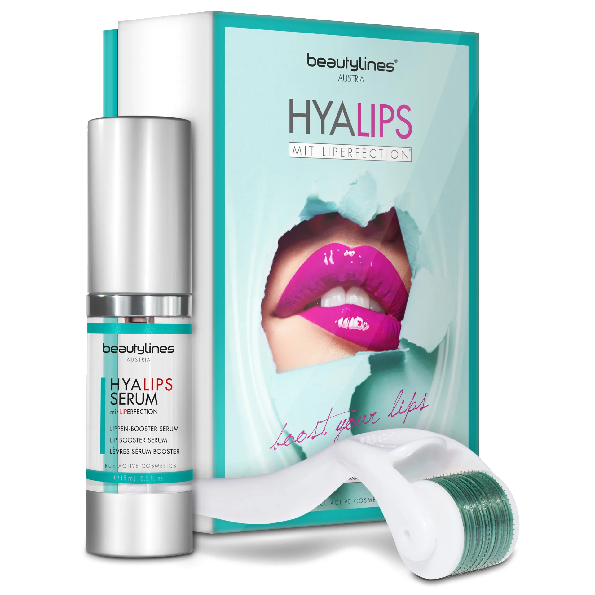 BEAUTYLINES Hyalips mit Liperfection, 1set, Einzelprodukte und Umkarton