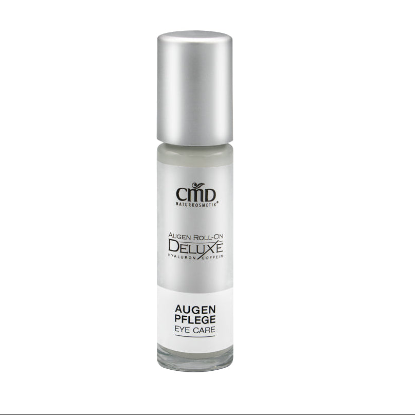 CMD NATURKOSMETIK Augen Roll-On Deluxe  – kühlende Pflege für die Augenpartie, 10ml, geschlossen