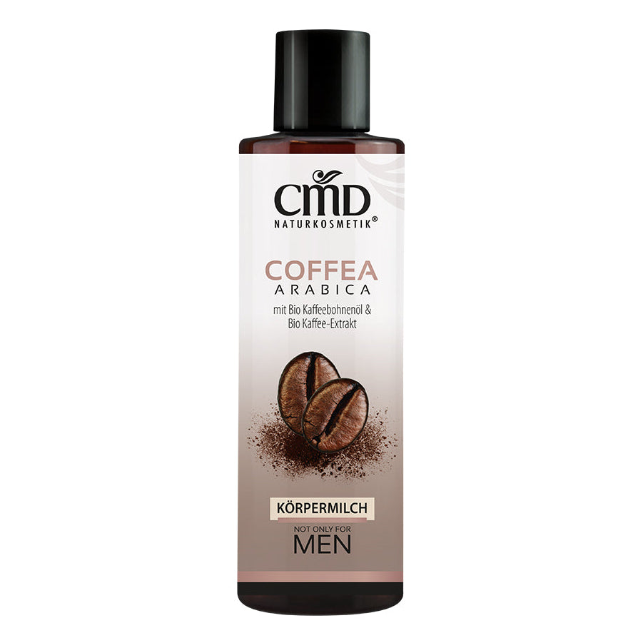 CMD NATURKOSMETIK Coffea Arabica Körpermilch  – leichte Körperpflege für alle Hauttypen, 200ml