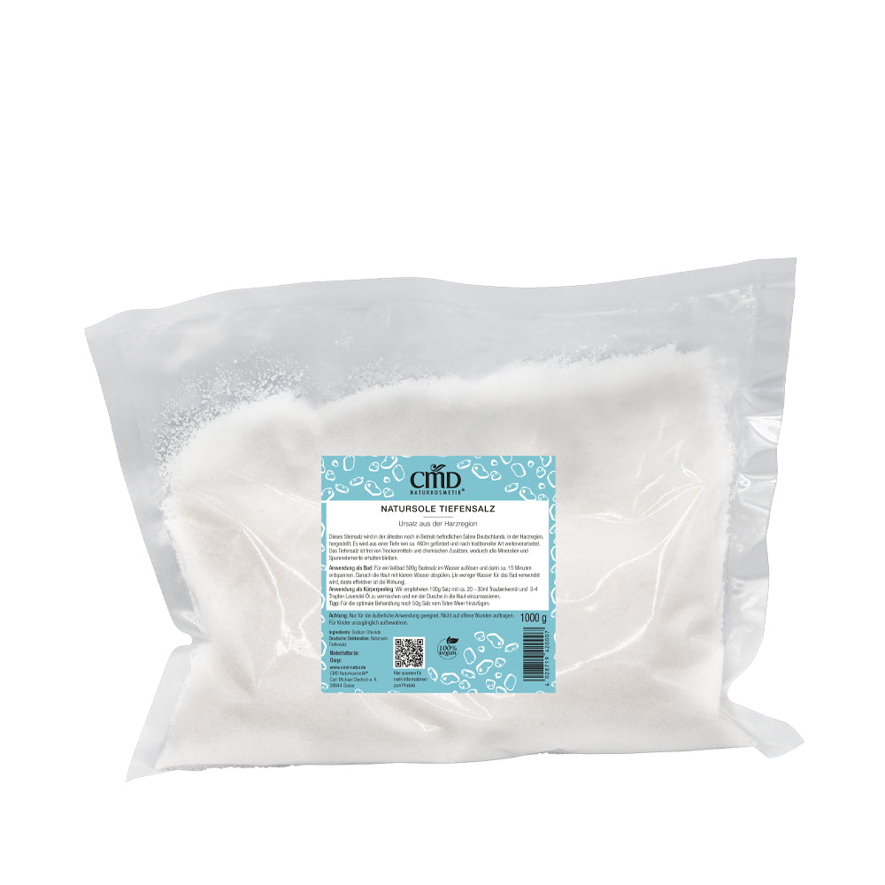 CMD NATURKOSMETIK Natursole Tiefensalz  – Speisesalz, 1kg