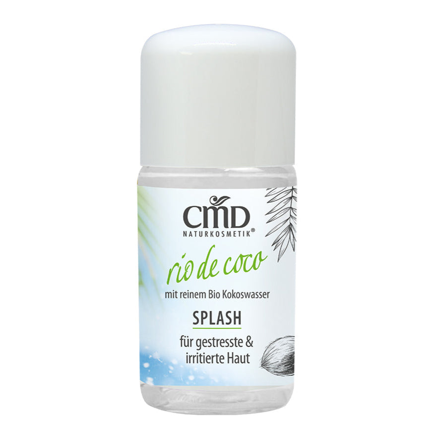 CMD NATURKOSMETIK Rio de Coco Face & Body Splash – wirkt beruhigend auf gestresste und irritierte Haut, spendet intensive Feuchtigkeit und hilft die Haut wieder ins Gleichgewicht zu bringen., 30ml