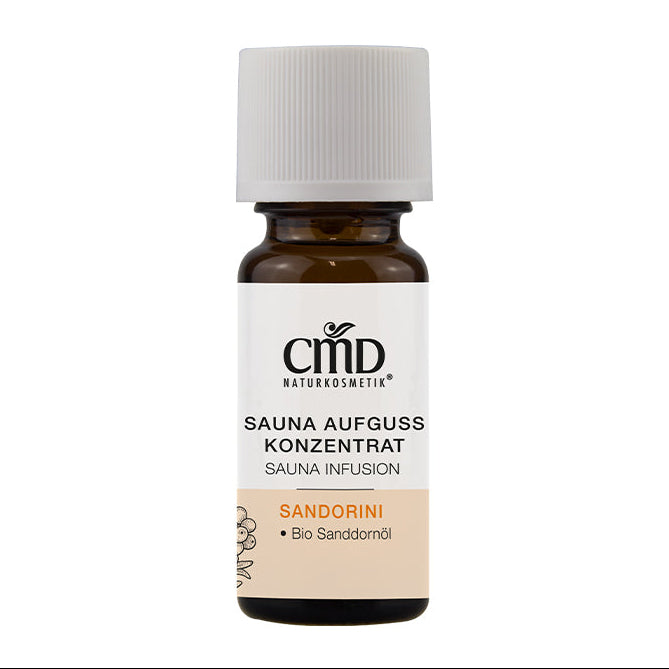 CMD NATURKOSMETIK Sandorini Sauna Aufguss Konzentrat – hochwertige Zubereitung aus ätherischen Ölen und natürlichen Aromen., 10ml