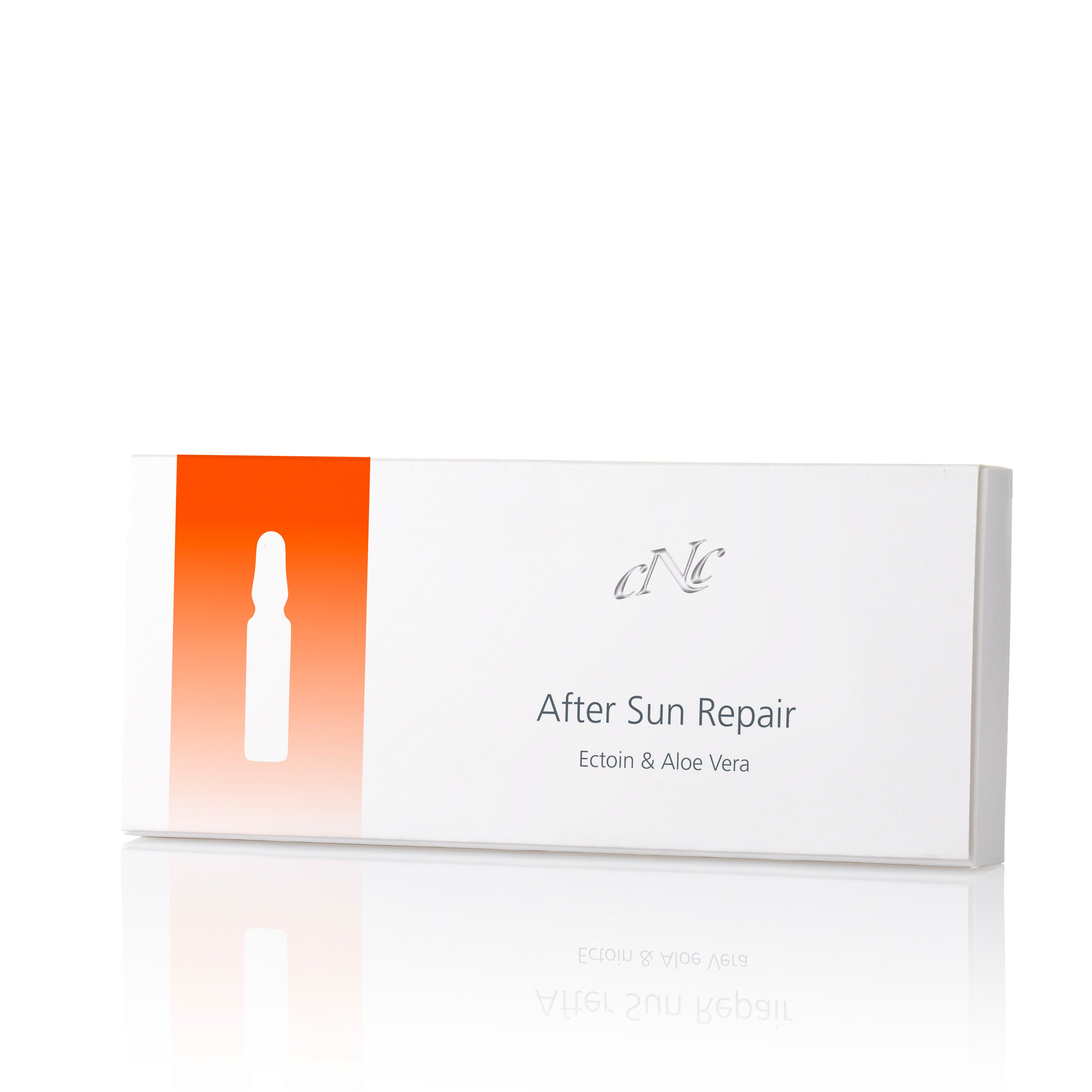 CNC After Sun Repair Ectoin & Aloe Vera Ampullen – speziell entwickelt, um deine Haut nach dem Sonnenbad zu regenerieren und deine Bräune länger strahlen zu lassen., 10x2ml, Box