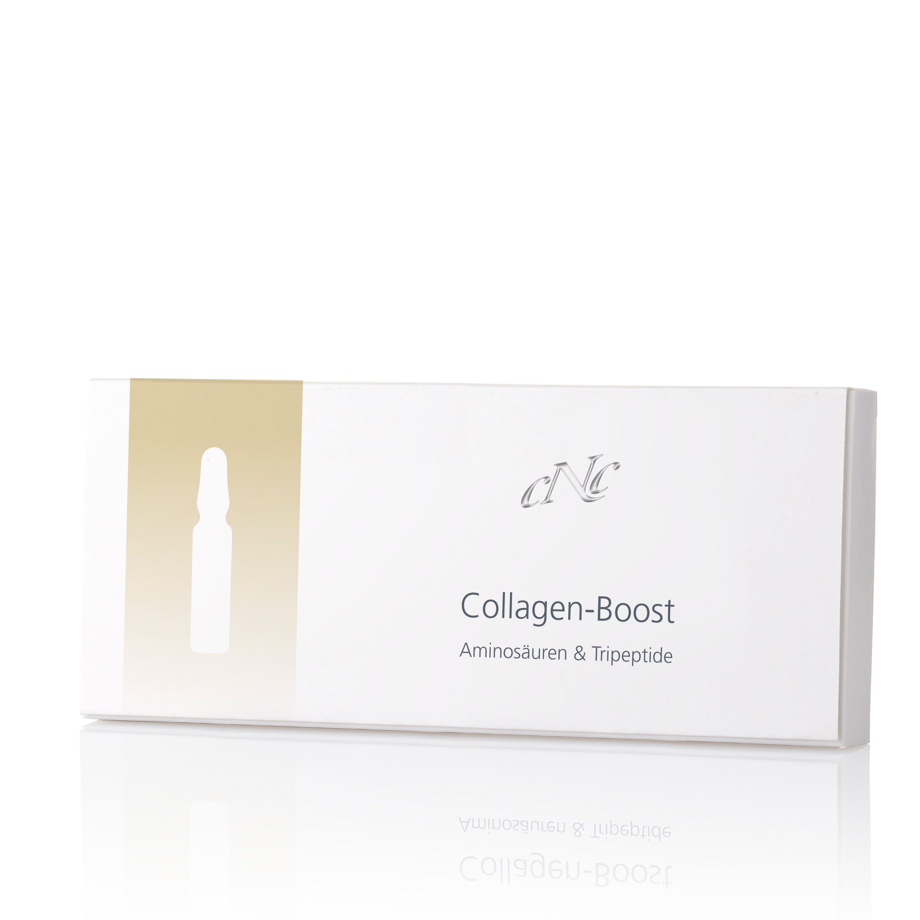 CNC Ampulle Collagen-Boost "Aminosäuren & Tripeptide" – spendet der Haut nachhaltig Feuchtigkeit und Elastizität. Feine Linien werden geglättet., 10x2ml, Box