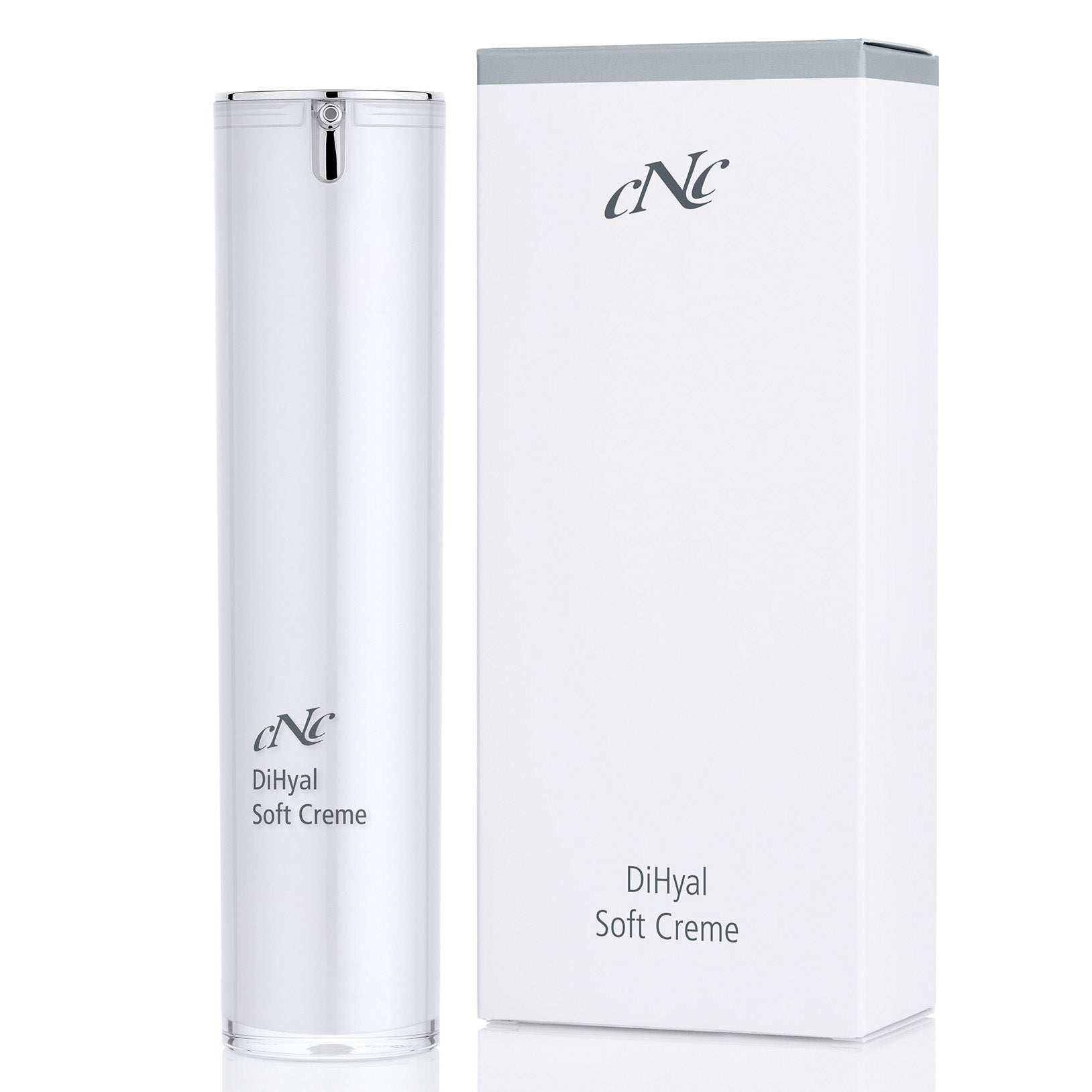 CNC classic plus DiHyal Soft Creme – Hyaluronsäure, Rotalge, Macadamianussöl und Vitamine stärken die Hautbarriere., 50ml
