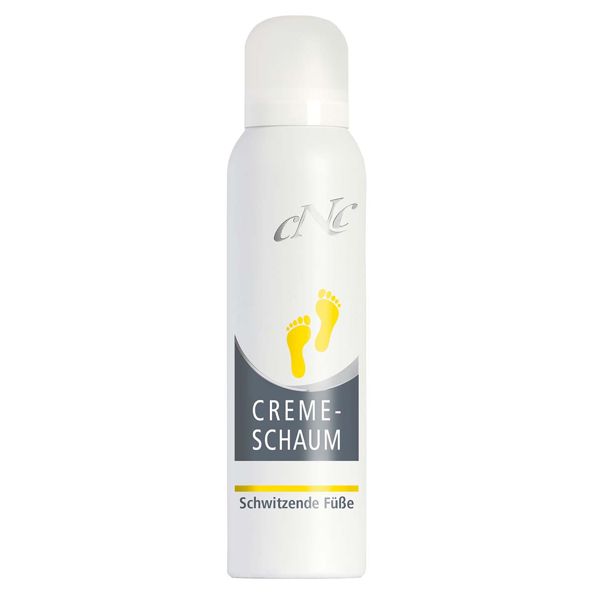 CNC Creme-Schaum "Schwitzende Füße" – wirkt als Antitranspirant bei übermäßiger Schweißbildung und Schwitzen., 150ml