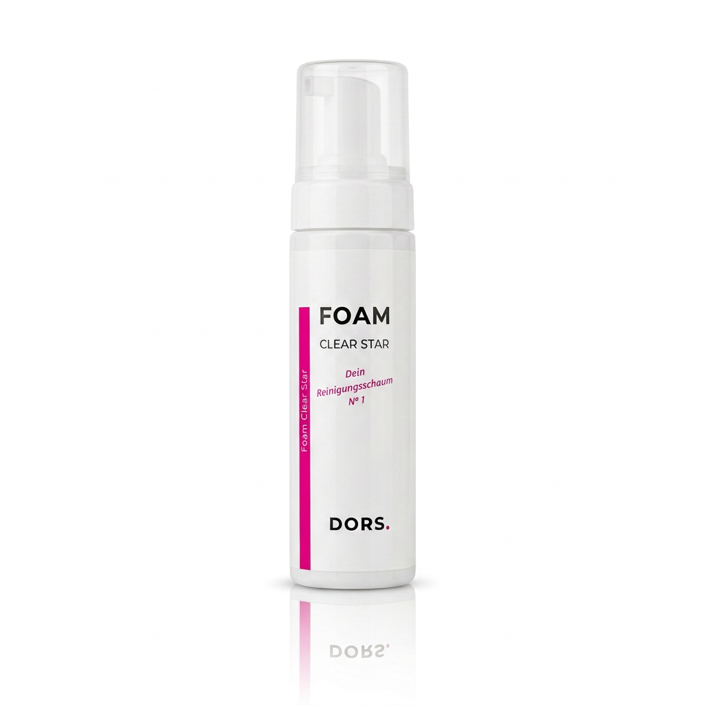 CNC DORS. FOAM Clear Star  – milder Reinigungsschaum für jeden Tag, 200ml, Pumpspender