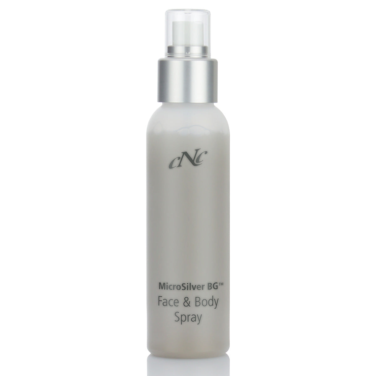 CNC MicroSilver BG™ Face & Body Spray – Die vegane Rezeptur mit reinem Silber, Meerwasser und Panthenol wirkt antibakteriell, entzündungshemmend und feuchtigkeitsspendend., 100ml