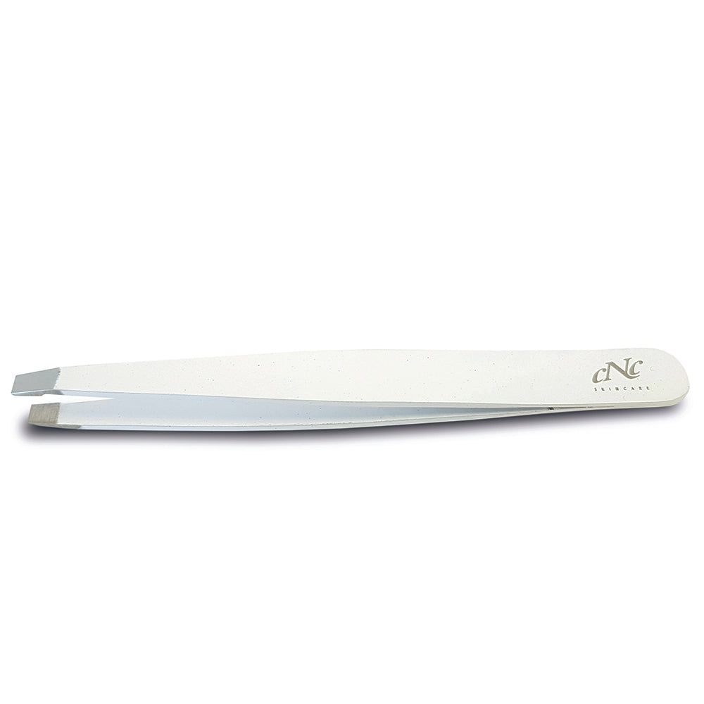 CNC Pinzette weiß – Gefertigt ist die Pinzette aus hochwertigem, rostfreien Edelstahl.  Länge: 10cm, 1St.