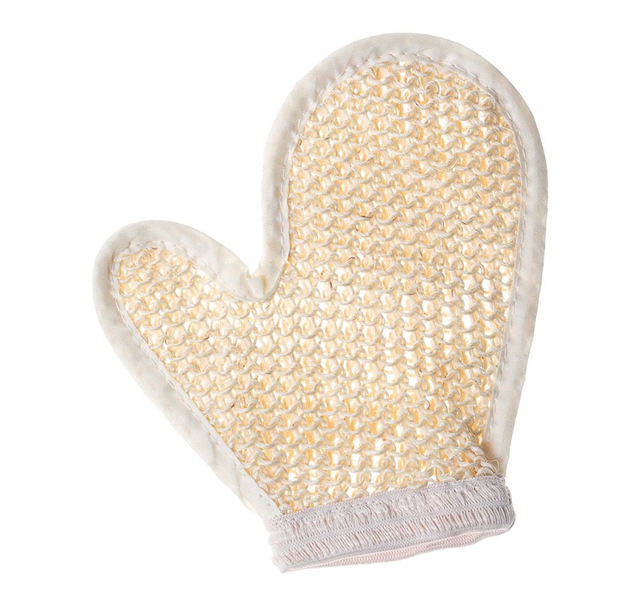 CNC Sisal-Massagehandschuh – Durch die regelmäßige Anwendung wird die Haut weicher und geschmeidiger., 1St.