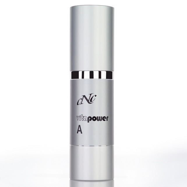 CNC vita power A  Retinol – Löst Pickel und verstopfte Poren. Gleichzeitig kann Retinol die Talgproduktion der Haut regulieren und wirkt porenverfeinernd. , 15ml