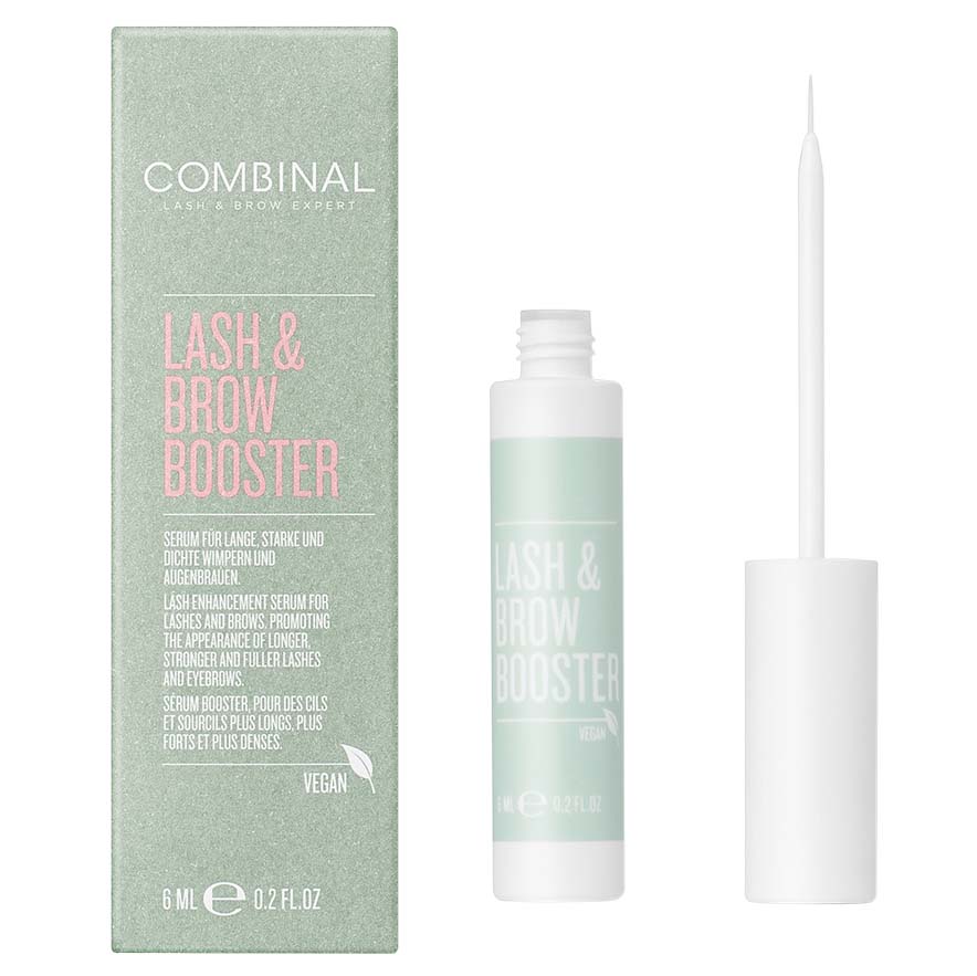 COMBINAL Lash & Brow Booster – Der Lash &amp; Brow Booster wird auf dem Wimpernkranz bzw. Haarboden aufgetragen, um das Wachstum von dickeren und volleren Wimpern und Brauen anzuregen., 6ml