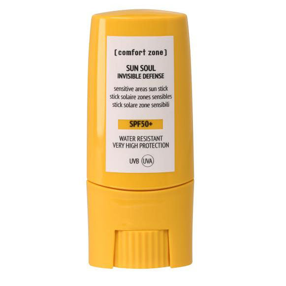COMFORT ZONE Sun Soul Invisible Defense SPF50+ – Das praktische Stick-Format ermöglicht eine gezielte Anwendung jederzeit, wie zum Beispiel um die Augen, auf den Lippen, der Nase und den Ohren.&nbsp;, 9gr.