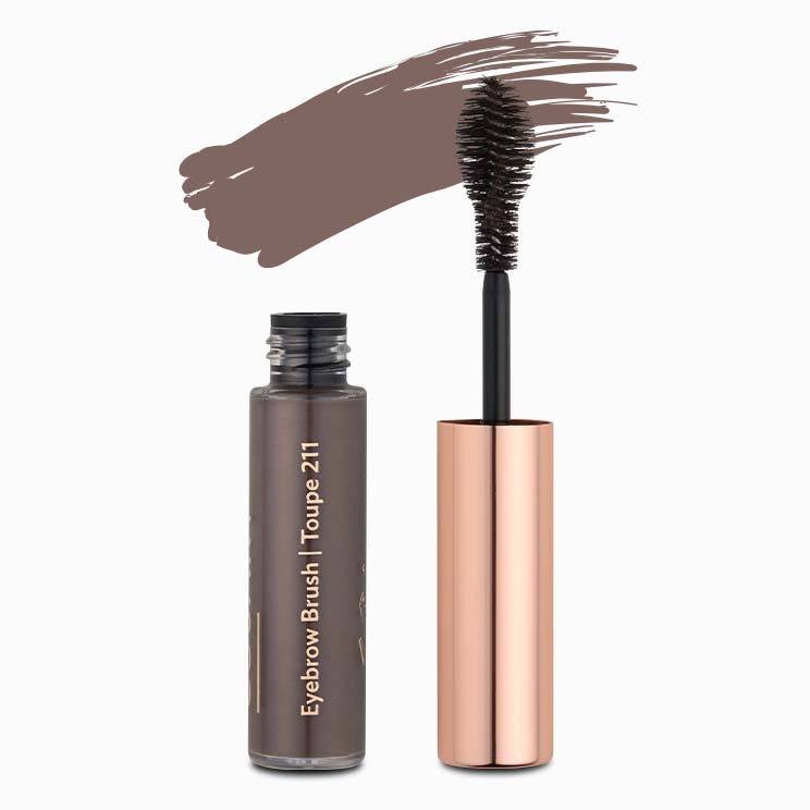 COSART Eyebrow Brush - 211 toupe matt – formt und färbt die Augenbrauen in einem Zug., 4ml