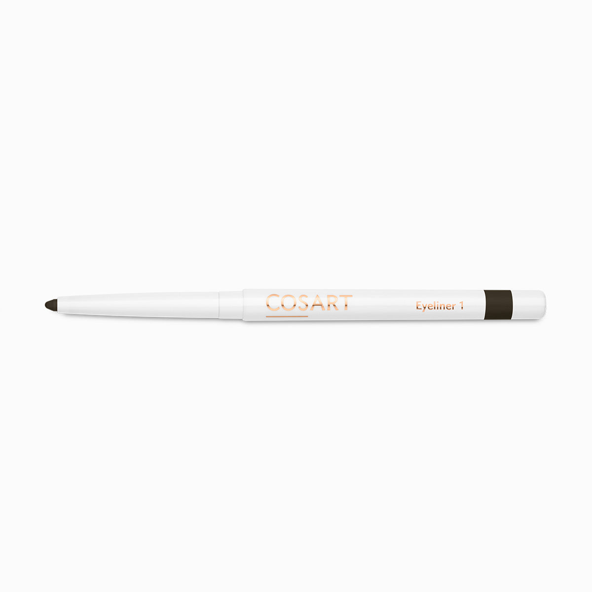 COSART Eyeliner 1 - Kohl Kajal matt – Nach nur wenigen Minuten auf der Haut ist die Farbe wisch- und wasserfest und hält sehr lange. Vegan, dermatologisch getestet und frei von Parabenen und Mineralölen., 1St., 1