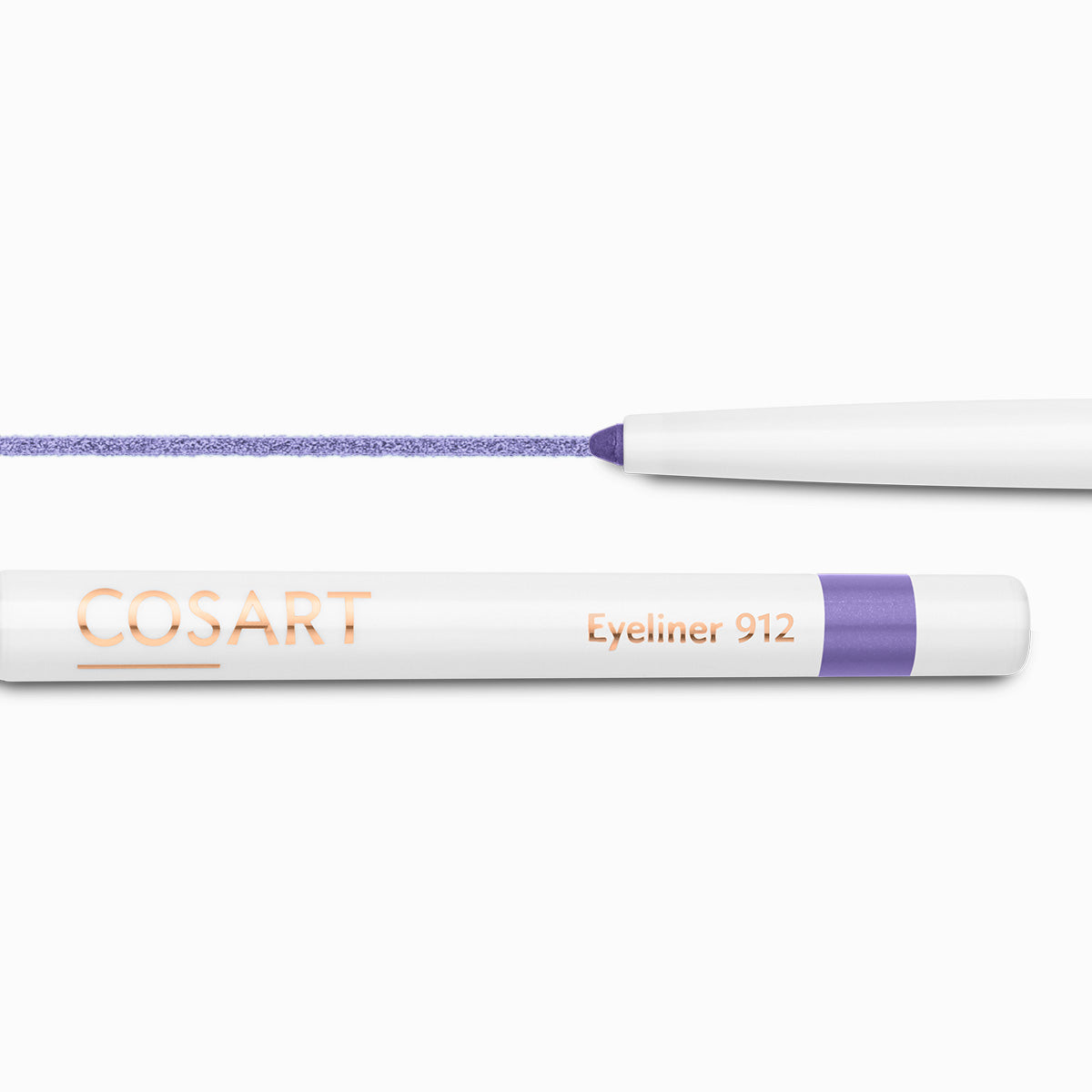 COSART Eyeliner - 912 Violett – Nach nur wenigen Minuten auf der Haut ist die Farbe wisch- und wasserfest und hält sehr lange. Vegan, dermatologisch getestet und frei von Parabenen und Mineralölen., 1St.